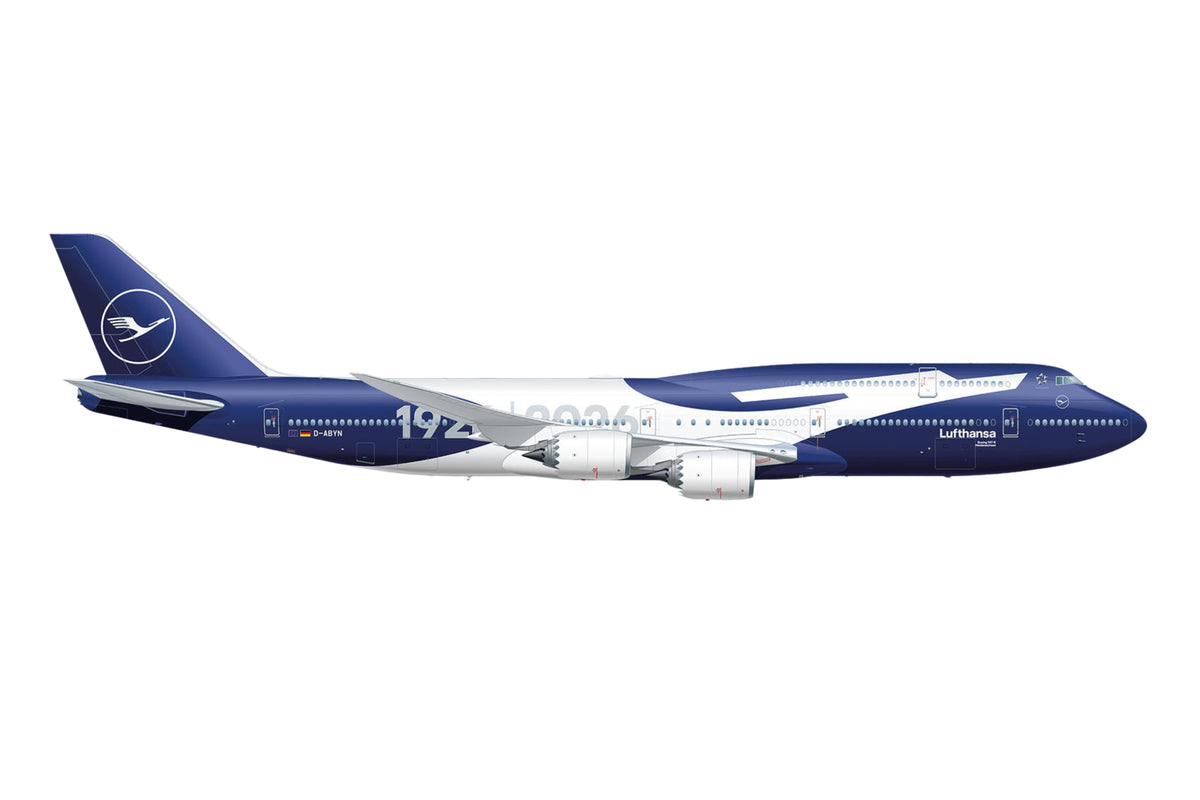 HERPA LUFTHANSA 747-8 1/500 100 YEARS