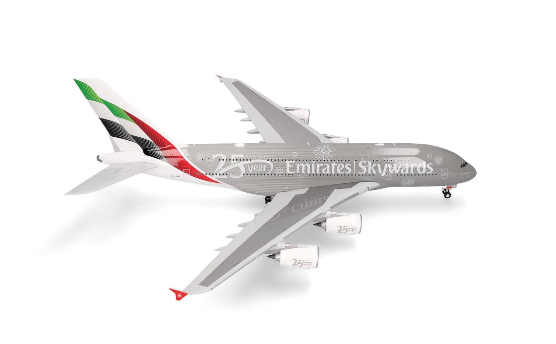 HERPA EMIRATES A380 1/500 SKYWARD 25 YEARS