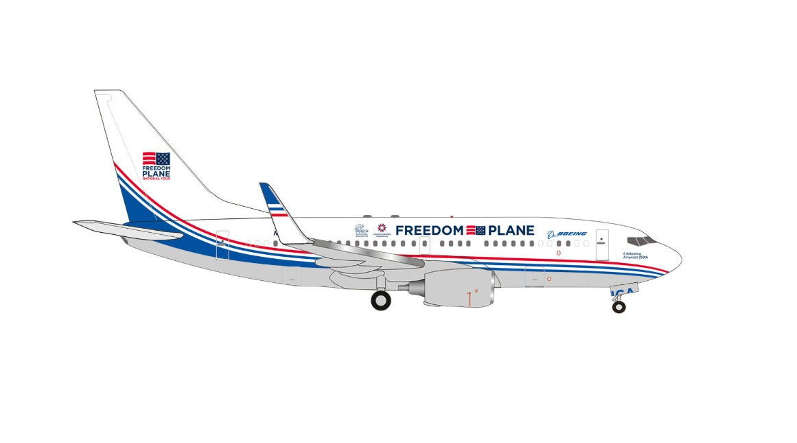 HERPA FREEDOM PLANE 737-700 1/500 (**)