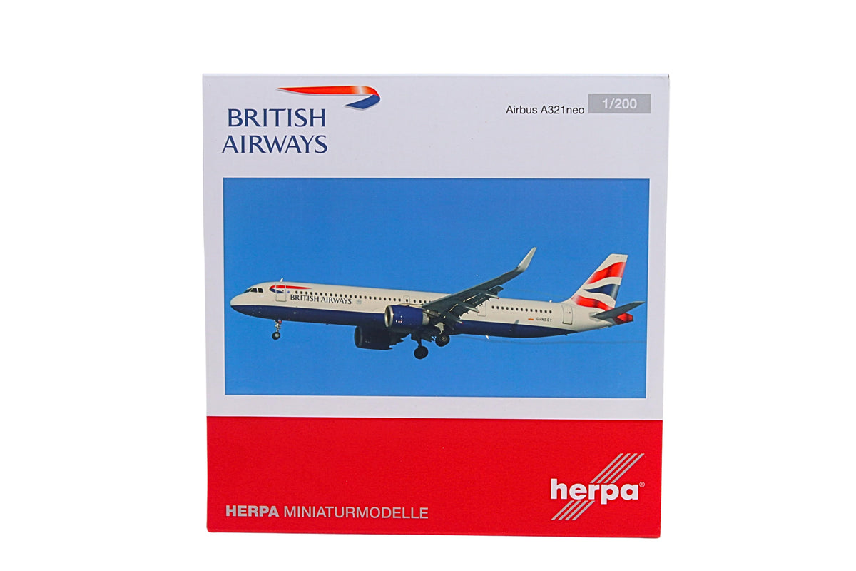 HERPA BRITISH A321NEO 1/200 (**) The Airplane Shop.