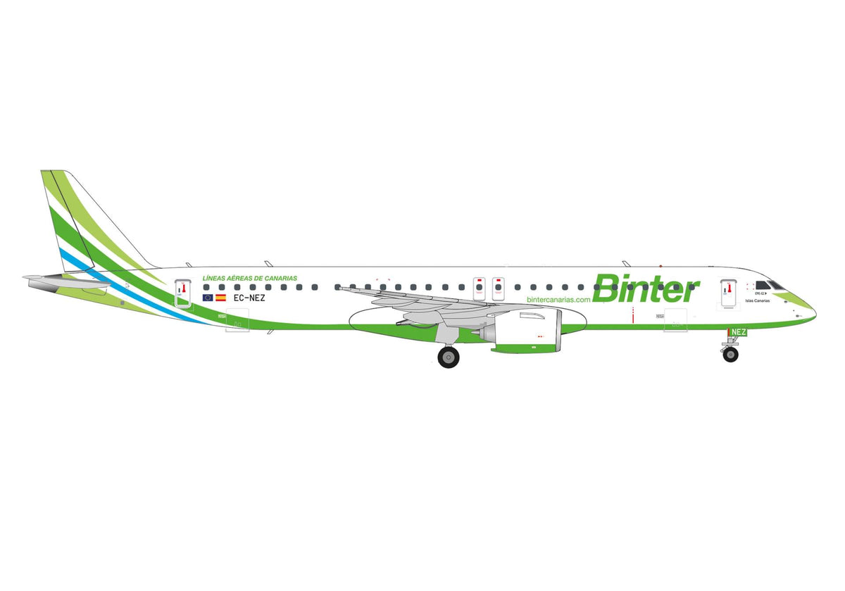 HERPA BINTER CANARIAS E195-E2 1/200 (**) The Airplane Shop.