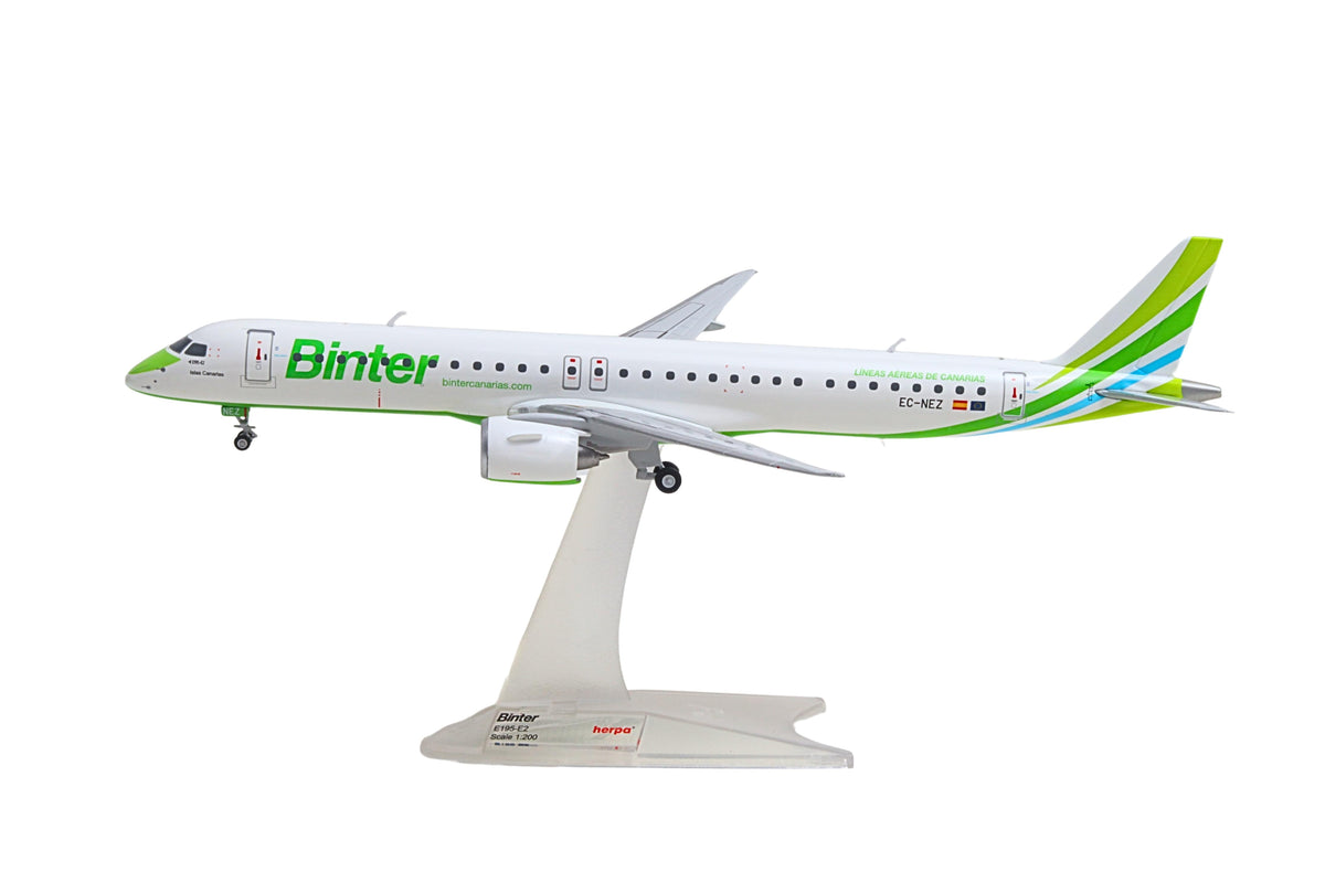 HERPA BINTER CANARIAS E195-E2 1/200 (**) The Airplane Shop.