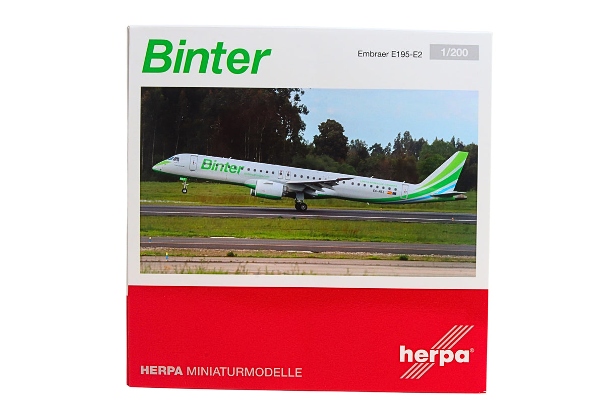HERPA BINTER CANARIAS E195-E2 1/200 (**) The Airplane Shop.