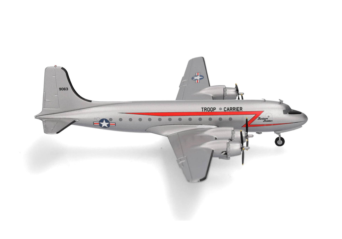 HERPA USAF C-54 1/200 ROSINENBOMBER (**) The Airplane Shop.