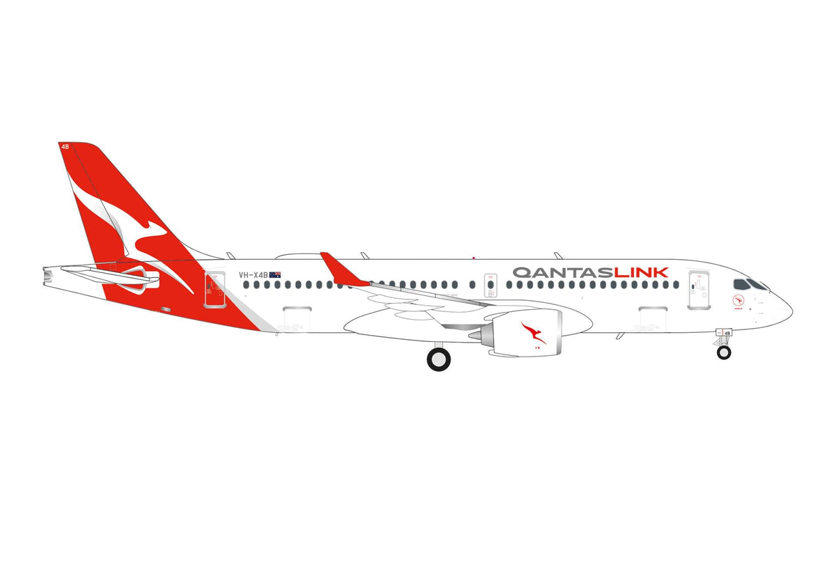 HERPA QANTASLINK A220-300 1/200 (**) The Airplane Shop.