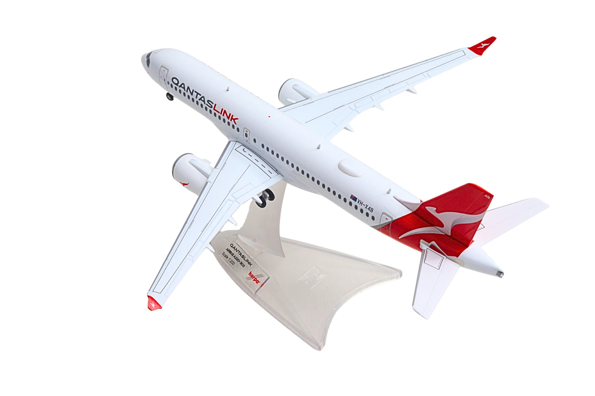 HERPA QANTASLINK A220-300 1/200 (**) The Airplane Shop.