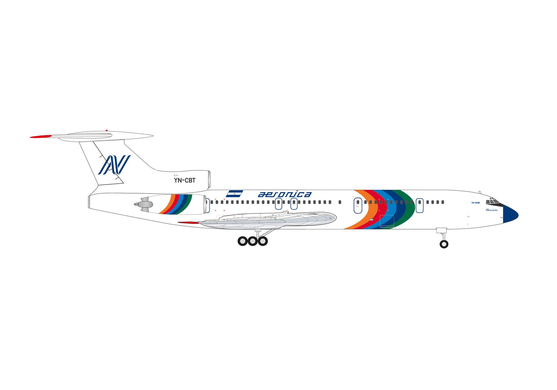HERPA AERONICA TU154M 1/200 (**)