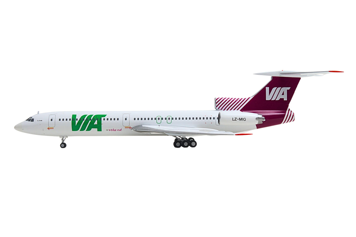 HERPA AIR VIA TU154M 1/200 (**) The Airplane Shop.