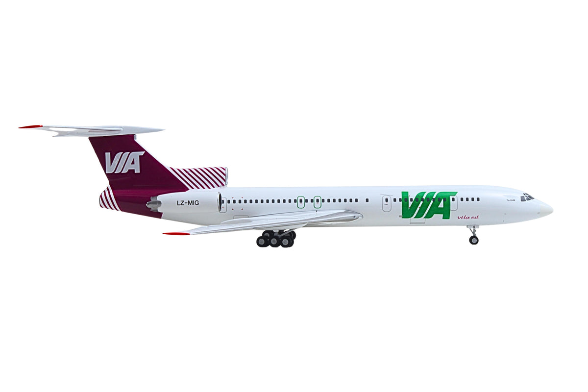 HERPA AIR VIA TU154M 1/200 (**) The Airplane Shop.
