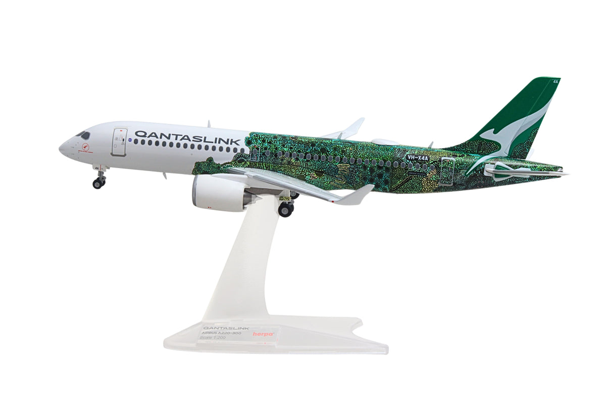 HERPA QANTASLINK A220-300 1/200 MINYMA KUTJARA TJUKURPA (**) The Airplane Shop.