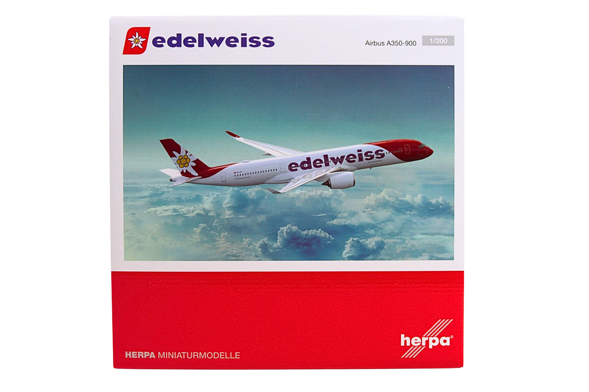 HERPA EDELWEISS A350-900 1/200 The Airplane Shop.