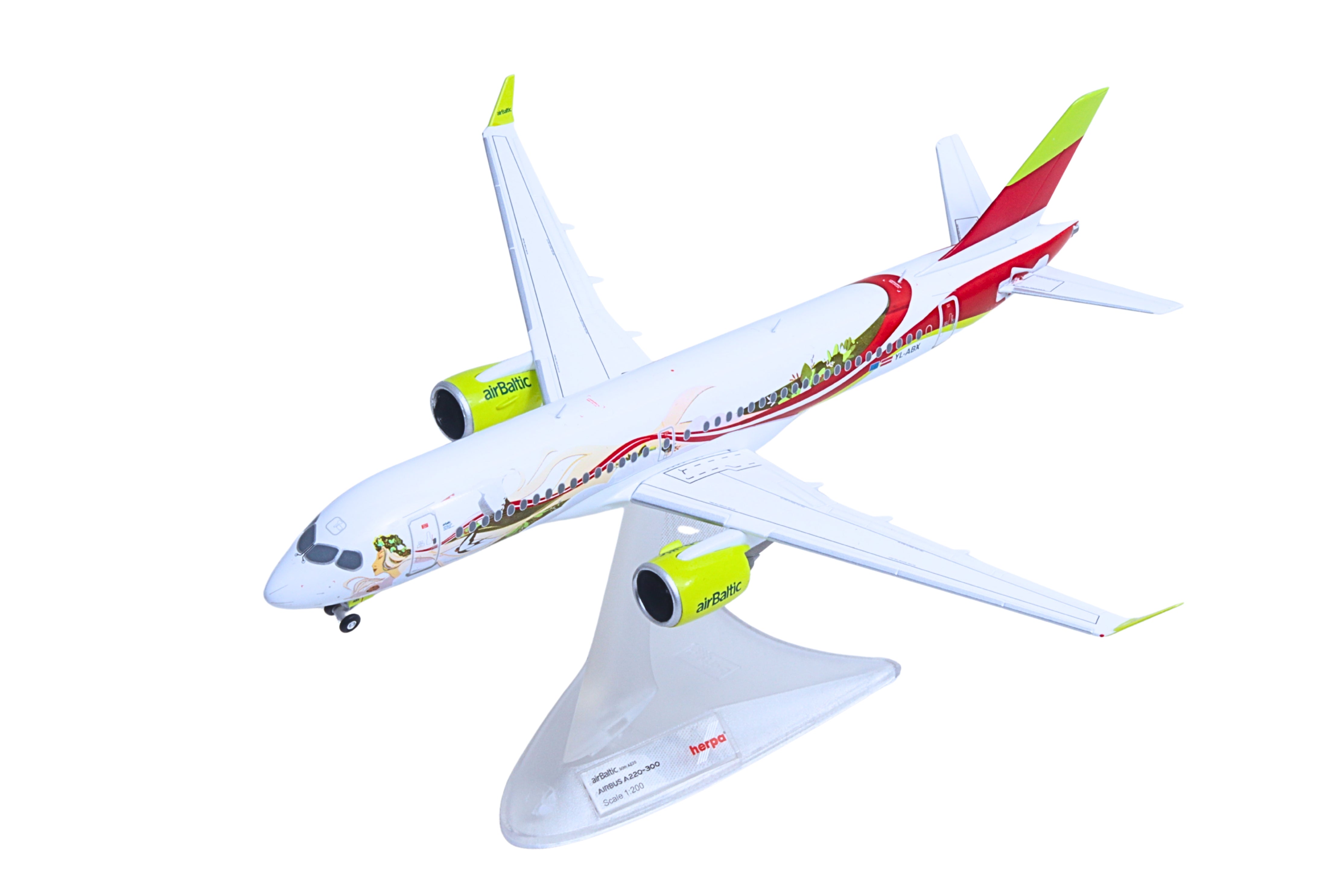 HERPA AIRBALTIC A220-300 1/200 50TH A220