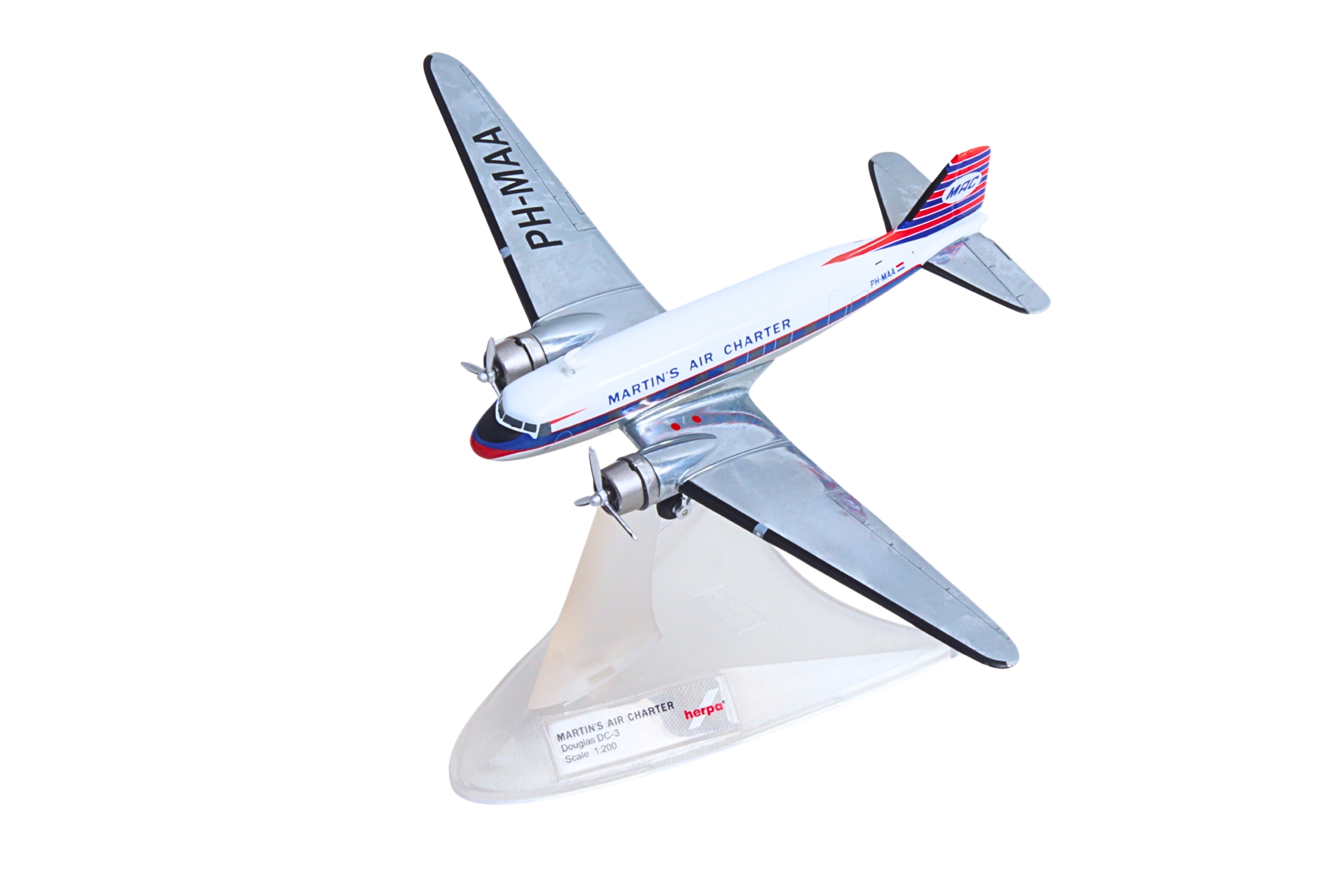 HERPA MARTIN'S AIR CHARTER DC-3 1/200 (**)