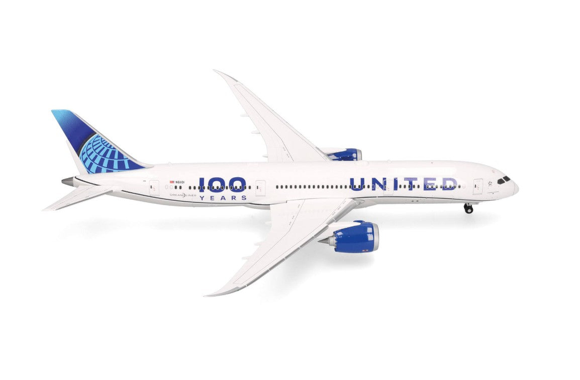 HERPA UNITED 787-9 1/200 100 YEARS (**)
