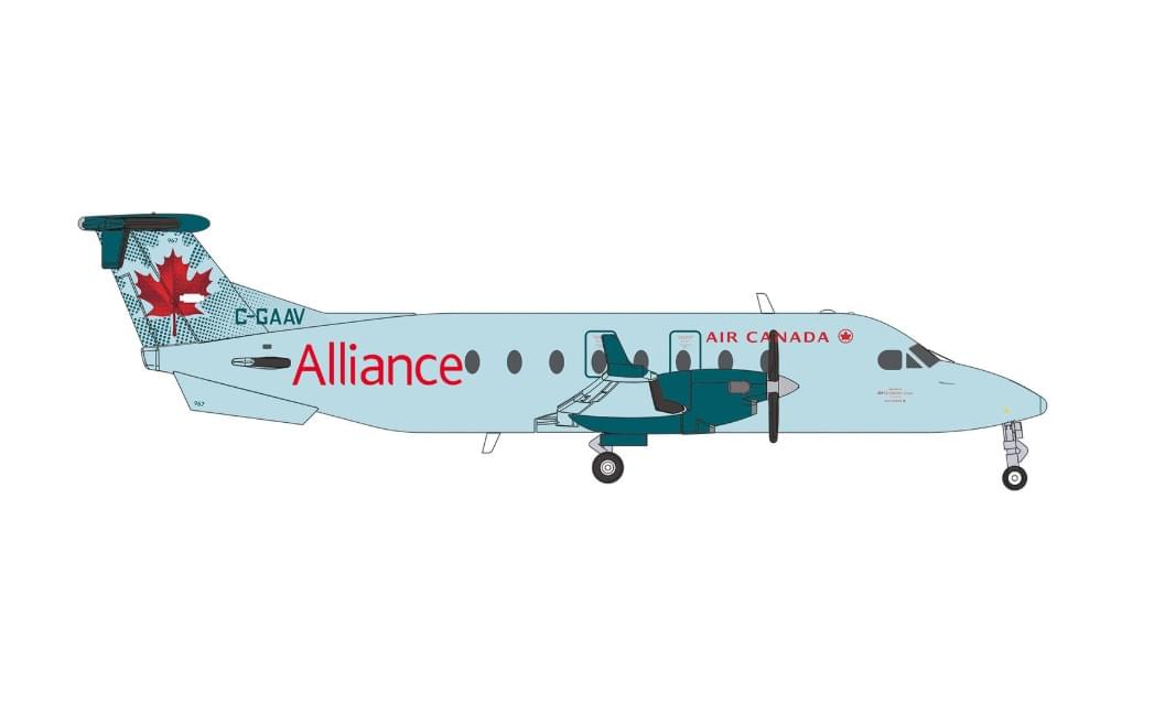 HERPA AIR CANADA ALLIANCE BEECH1900D 1/200