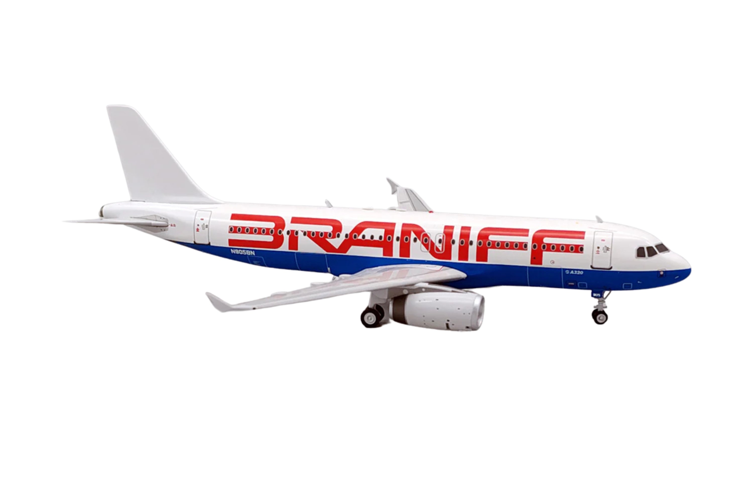INFLIGHT200 BRANIFF A320-231 1/200 REG#N905BN W/STAND