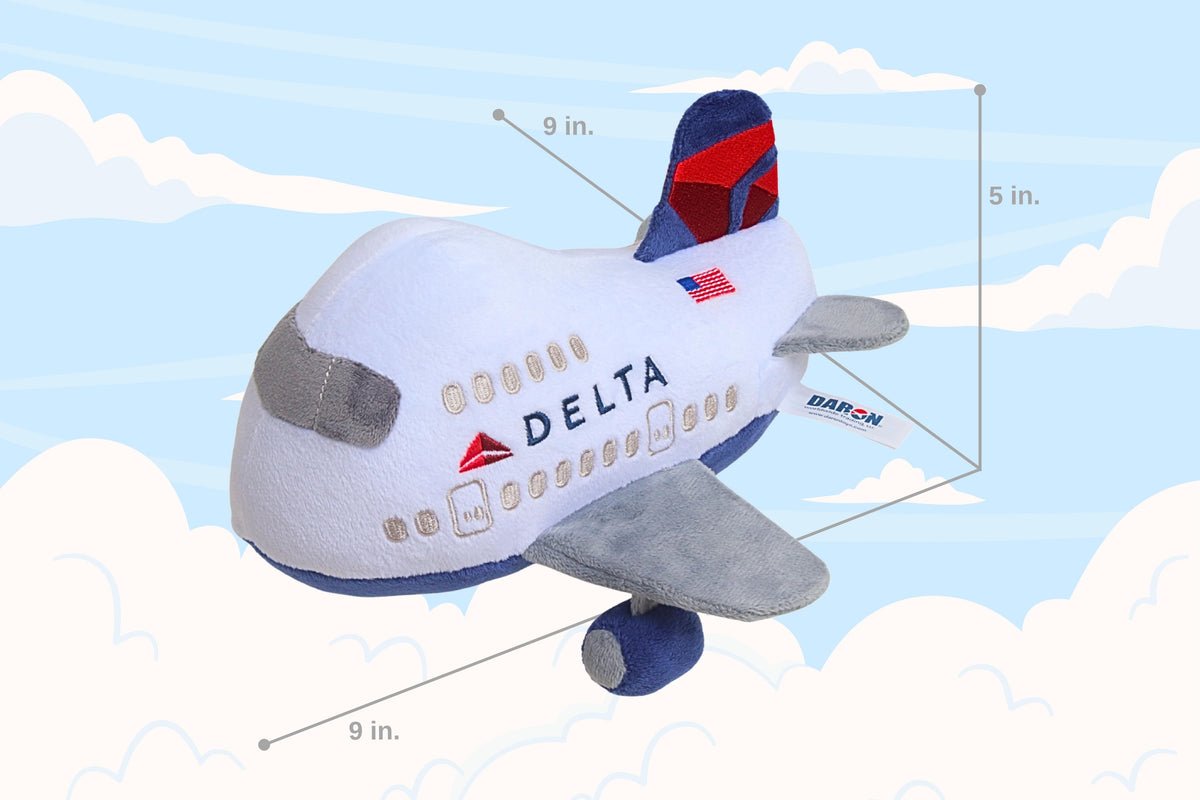 DELTA PLUSH AIRPLANE (**) The Airplane Shop.