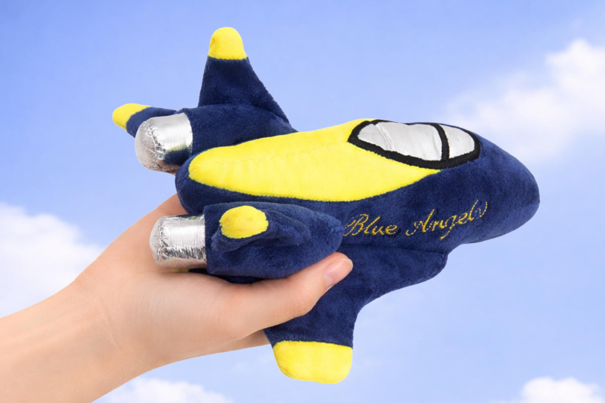 BLUE ANGELS PLUSH AIRPLANE (**) The Airplane Shop.