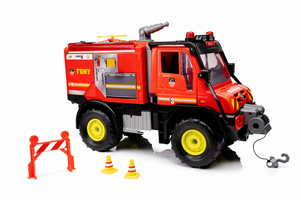 FDNY RESCUE TRUCK W/WATER GUN & DRONE (**) The Airplane Shop.