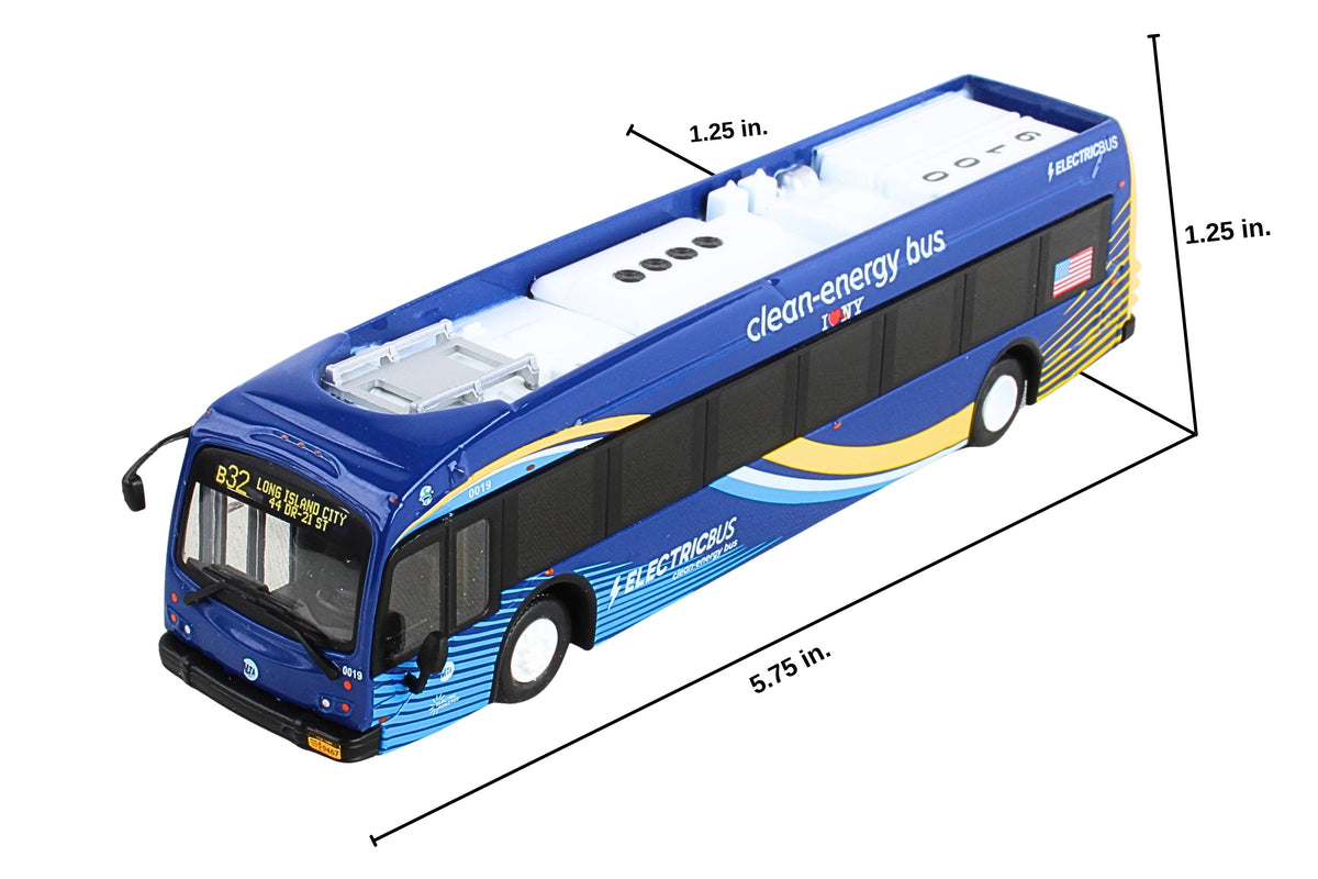 MTA PROTERA ELECTRIC HYBRID BUS 1/87 (**) The Airplane Shop.