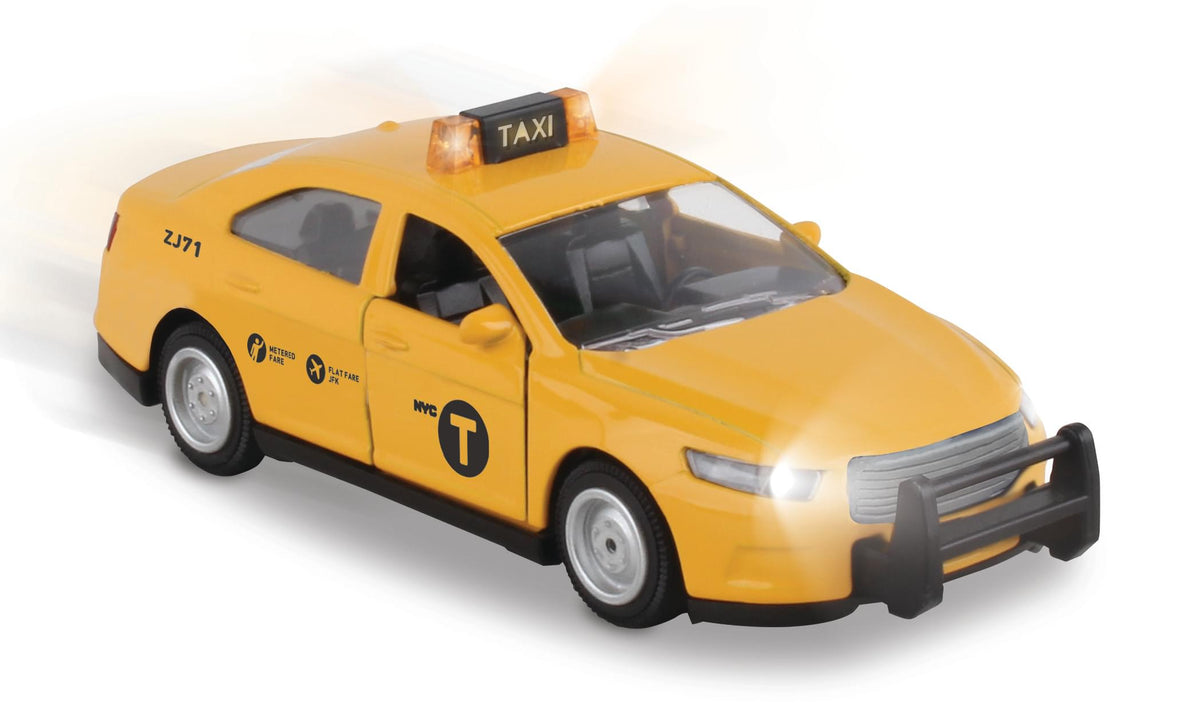 NYC TAXI PULLBACK 12 PIECE COUNTER DISPLAY (**) The Airplane Shop.