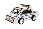 NYPD 3D WOOD POLICE CAR PUZZLE The Airplane Shop.