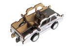 NYPD 3D WOOD POLICE CAR PUZZLE The Airplane Shop.