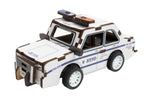 NYPD 3D WOOD POLICE CAR PUZZLE The Airplane Shop.