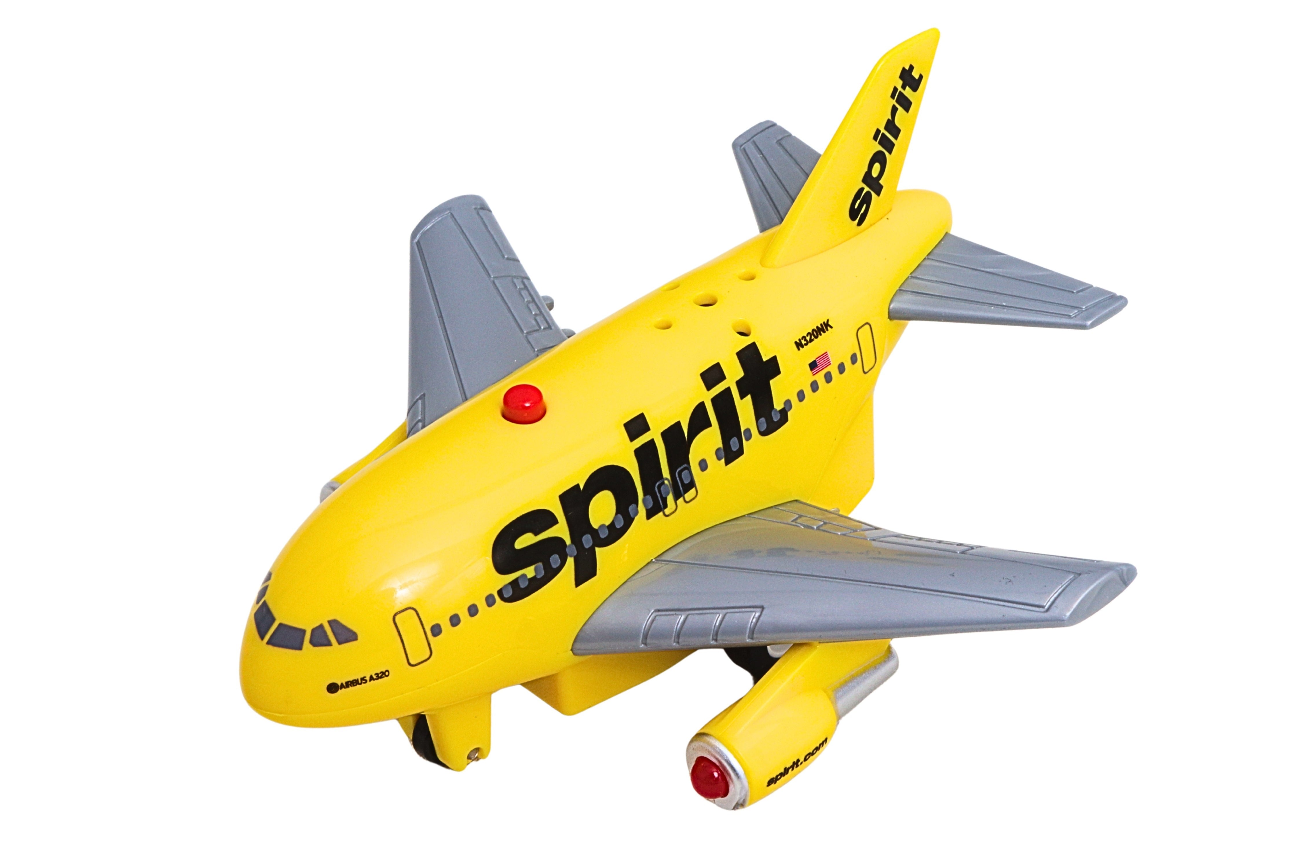SPIRIT AIRLINES PULLBACK W/LIGHT & SOUND (**)
