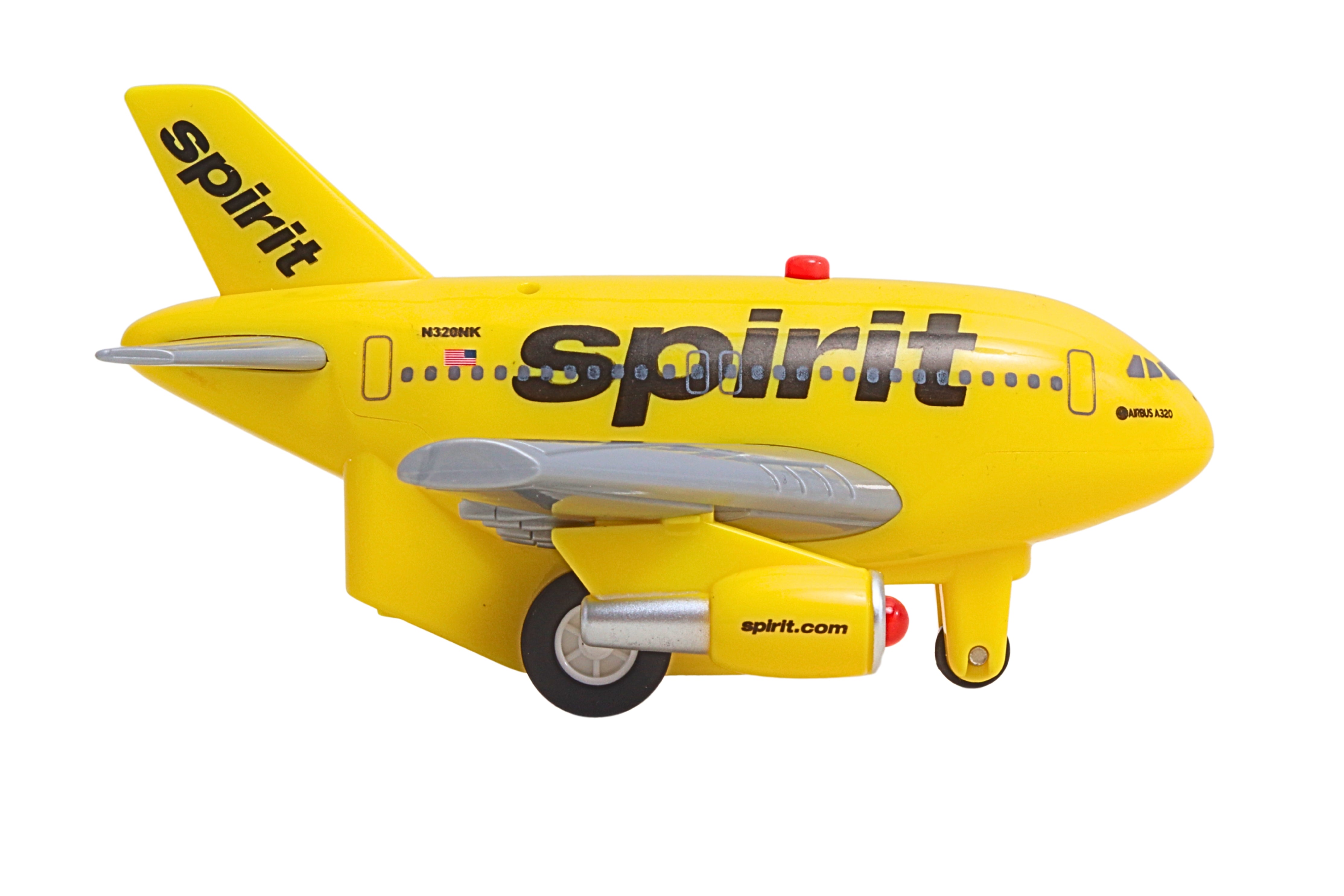 SPIRIT AIRLINES PULLBACK W/LIGHT & SOUND (**) The Airplane Shop.