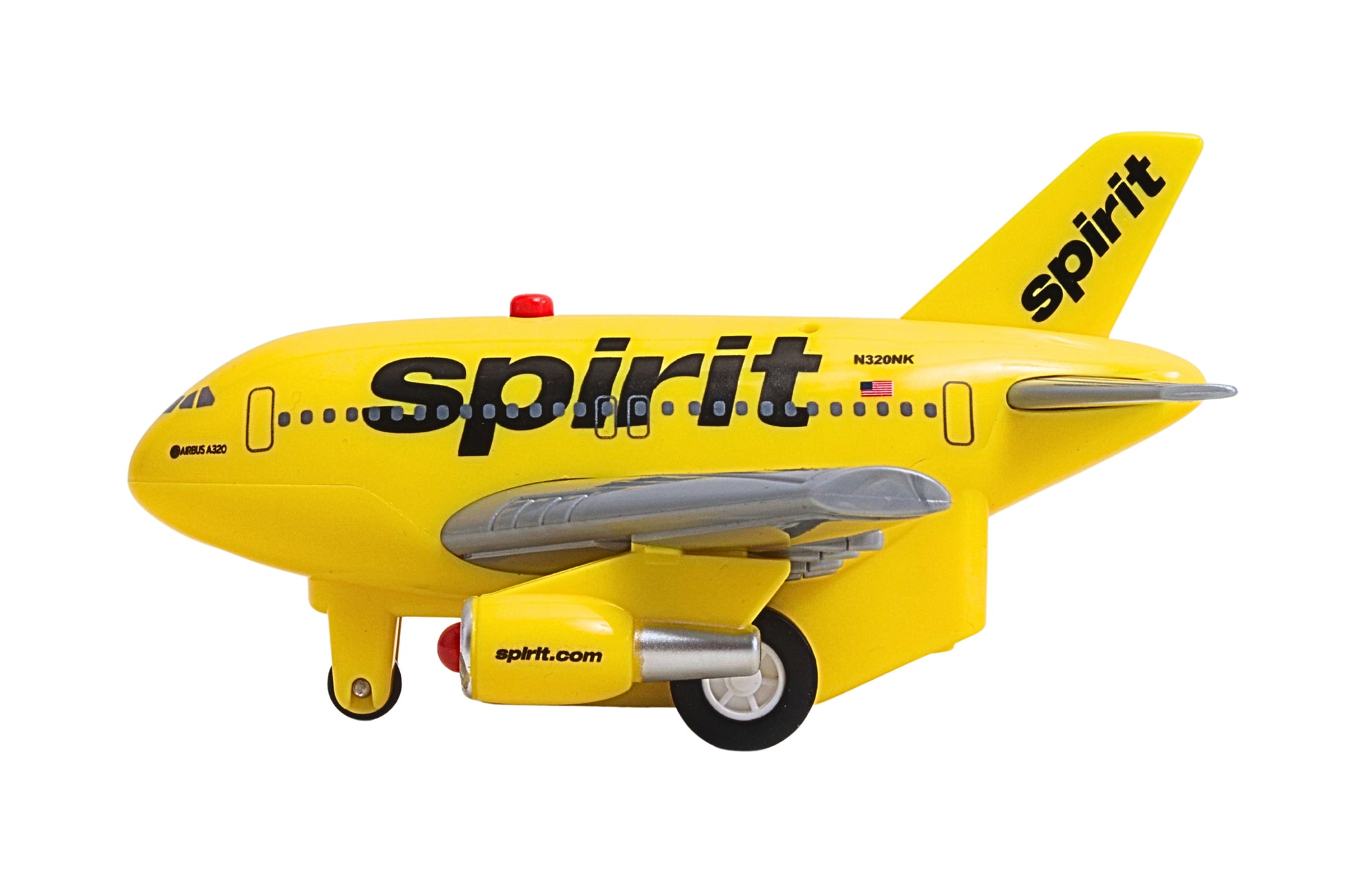 SPIRIT AIRLINES PULLBACK W/LIGHT & SOUND (**) The Airplane Shop.