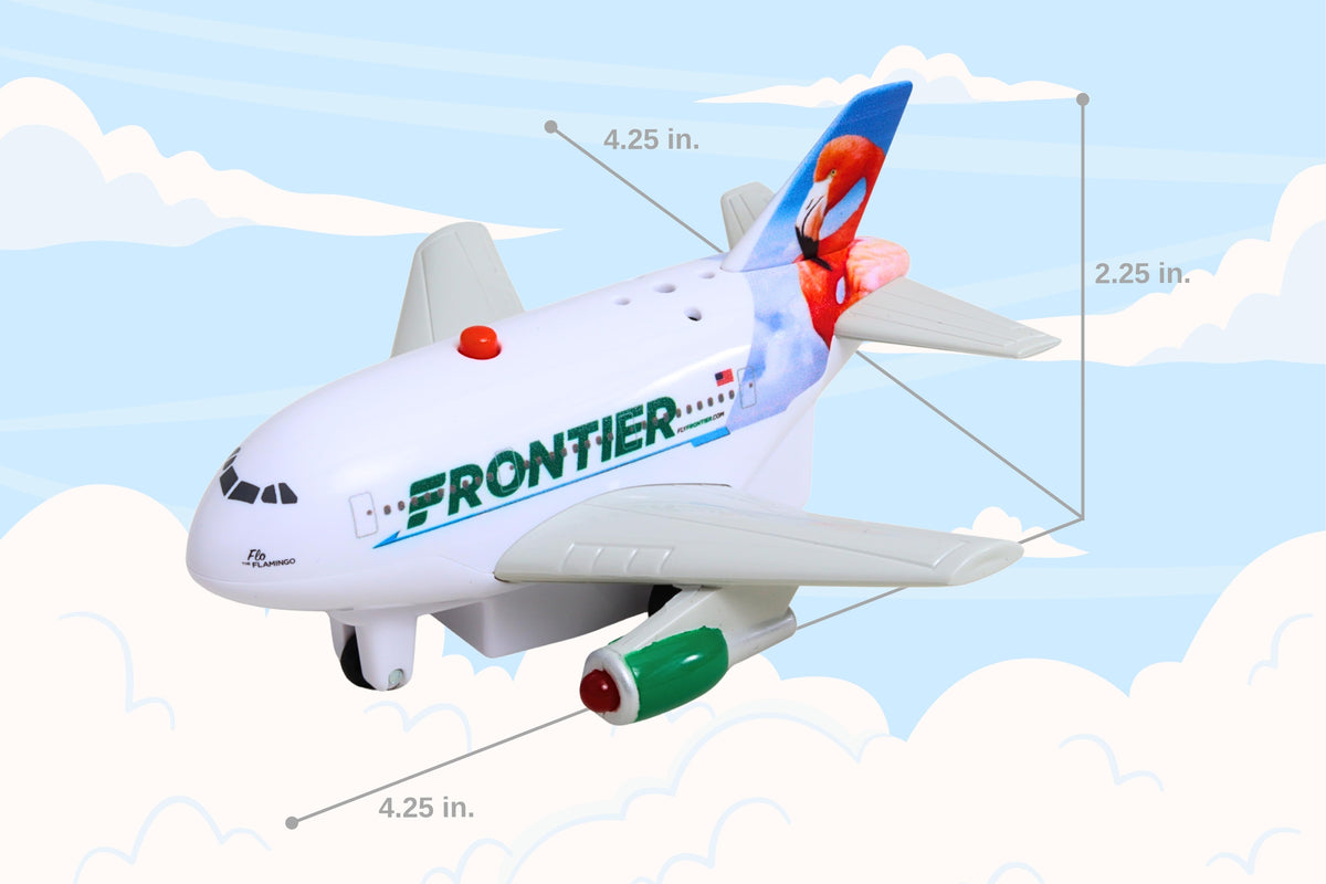 FRONTIER PULLBACK W/LIGHT & SOUND FLO THE FLAMINGO The Airplane Shop.