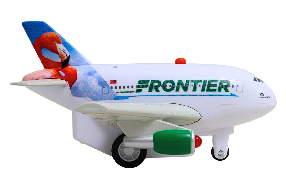 FRONTIER PULLBACK W/LIGHT & SOUND FLO THE FLAMINGO The Airplane Shop.