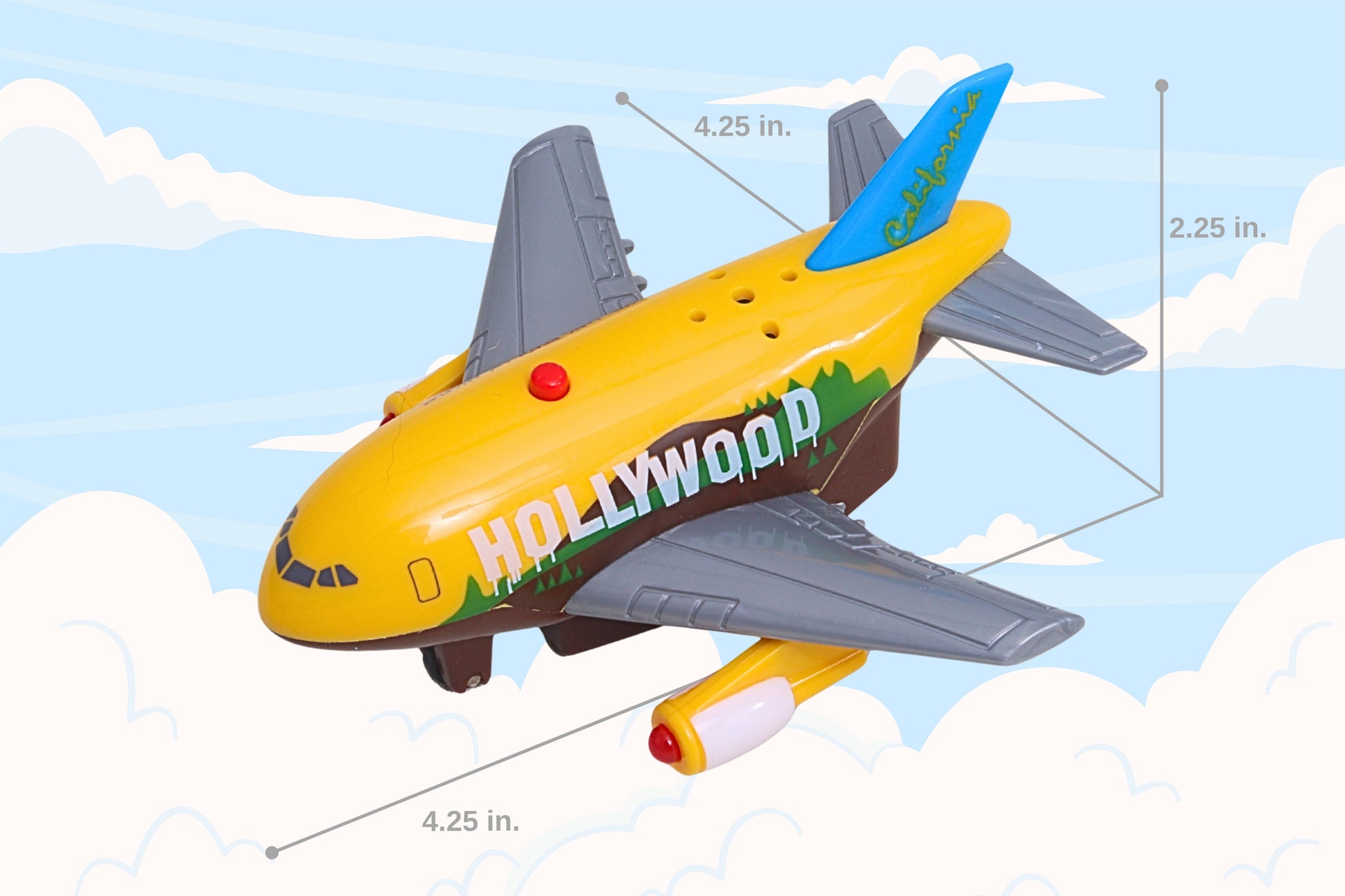 CALIFORNIA PULLBACK W/LIGHT & SOUND The Airplane Shop.
