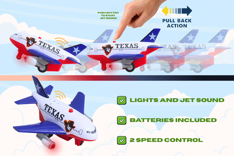 TEXAS PULLBACK W/LIGHT & SOUND The Airplane Shop.