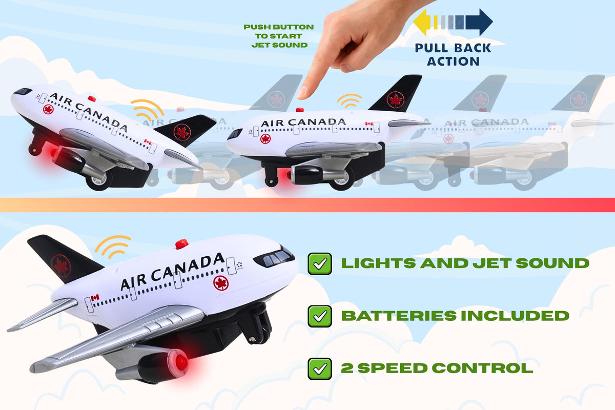 AIR CANADA PULLBACK W/LIGHT & SOUND The Airplane Shop.