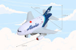 ALASKA AIRLINES PULLBACK W/LIGHT & SOUND The Airplane Shop.