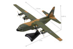 POSTAGE STAMP C-130 1/200 SEA CAMO LITTLE ROCK AFB The Airplane Shop.