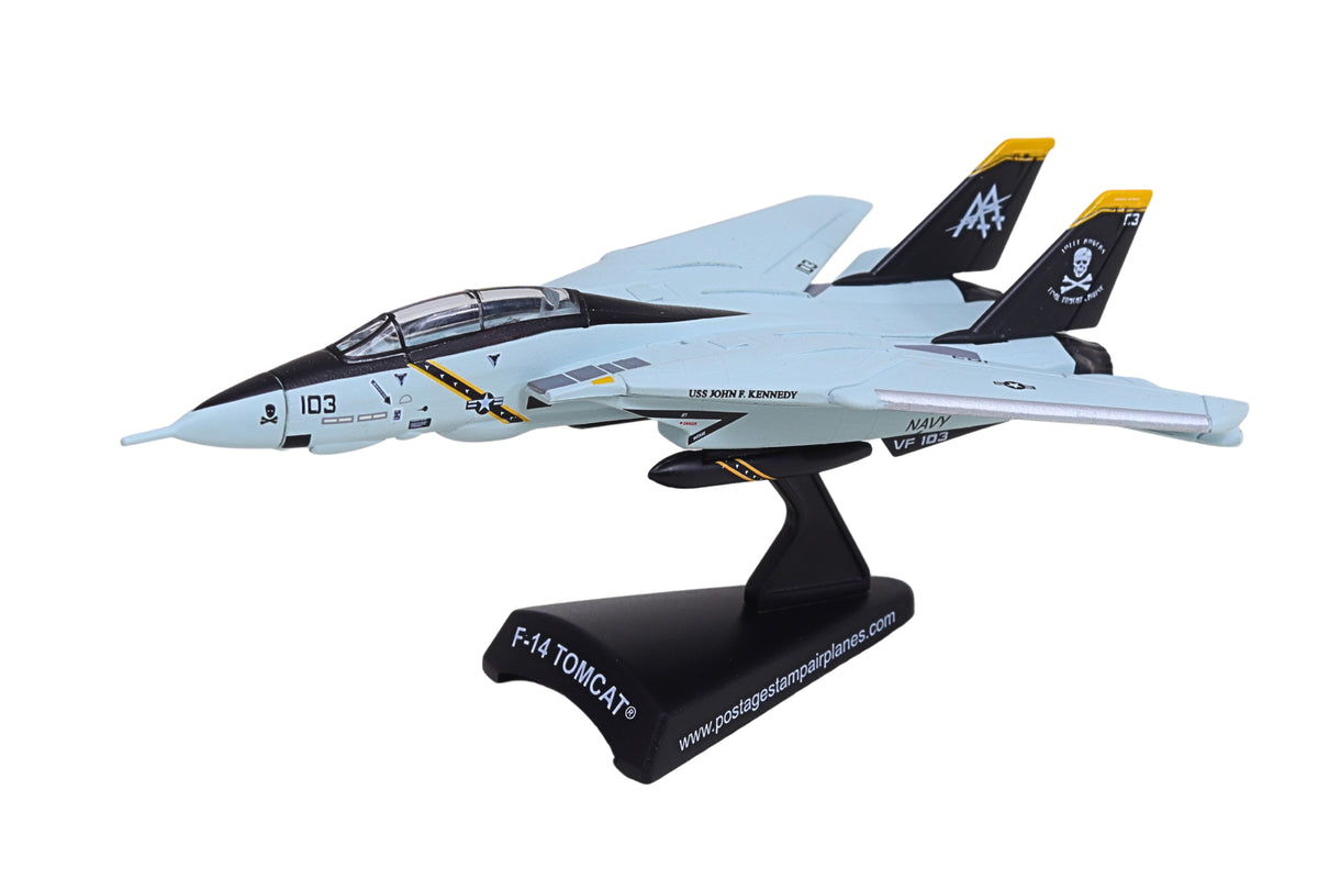 POSTAGE STAMP F-14 TOMCAT VF-103 JOLLY ROGERS 1/160
