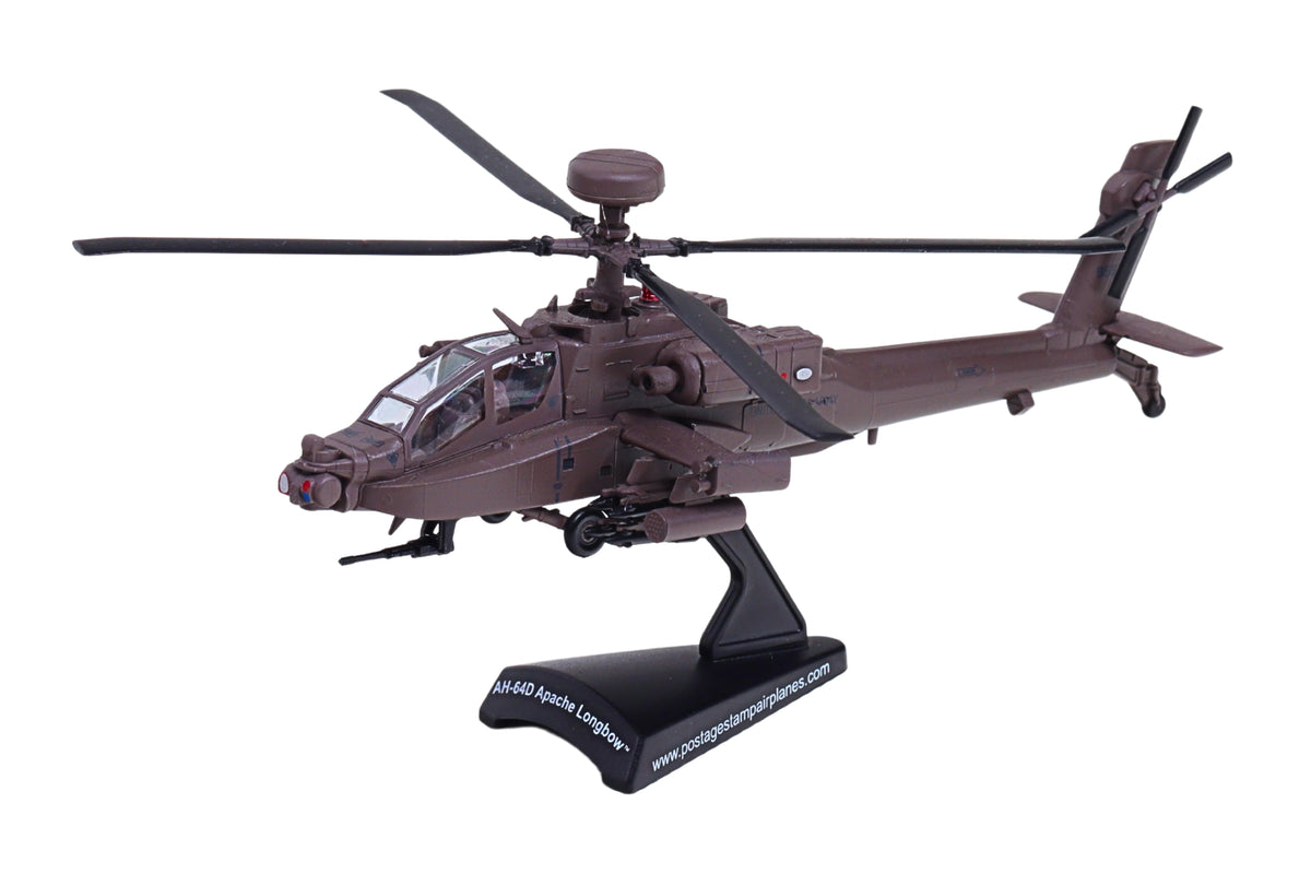 POSTAGE STAMP AH-64D APACHE LONGBOW 1/100