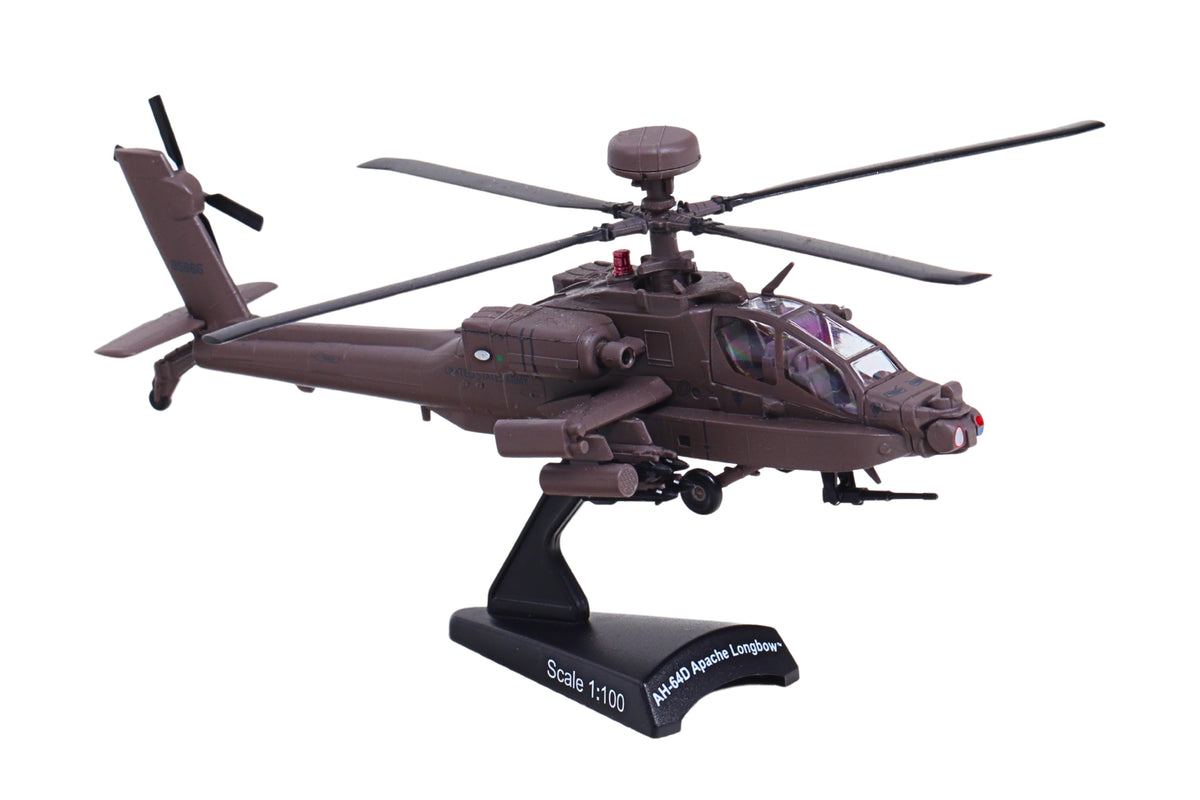 POSTAGE STAMP AH-64D APACHE LONGBOW 1/100