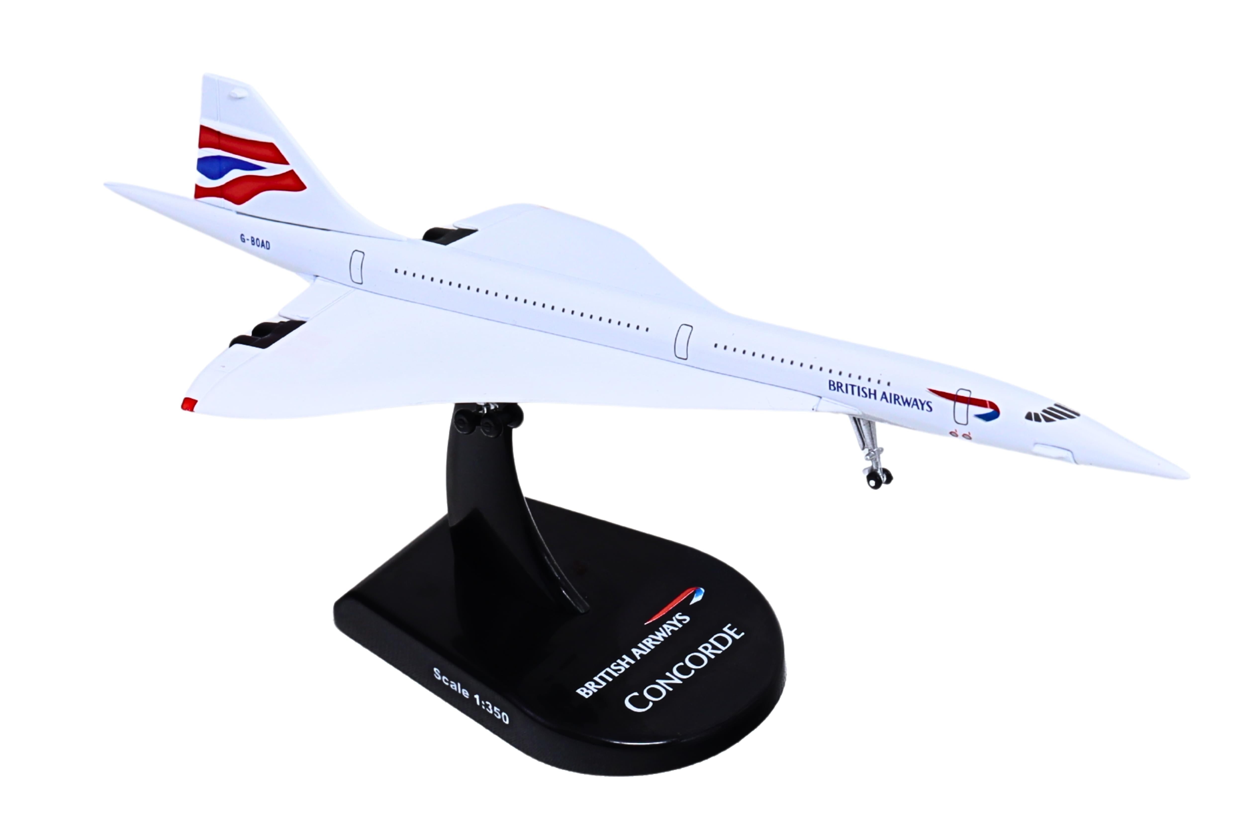POSTAGE STAMP BRITISH AIRWAYS CONCORDE 1/350