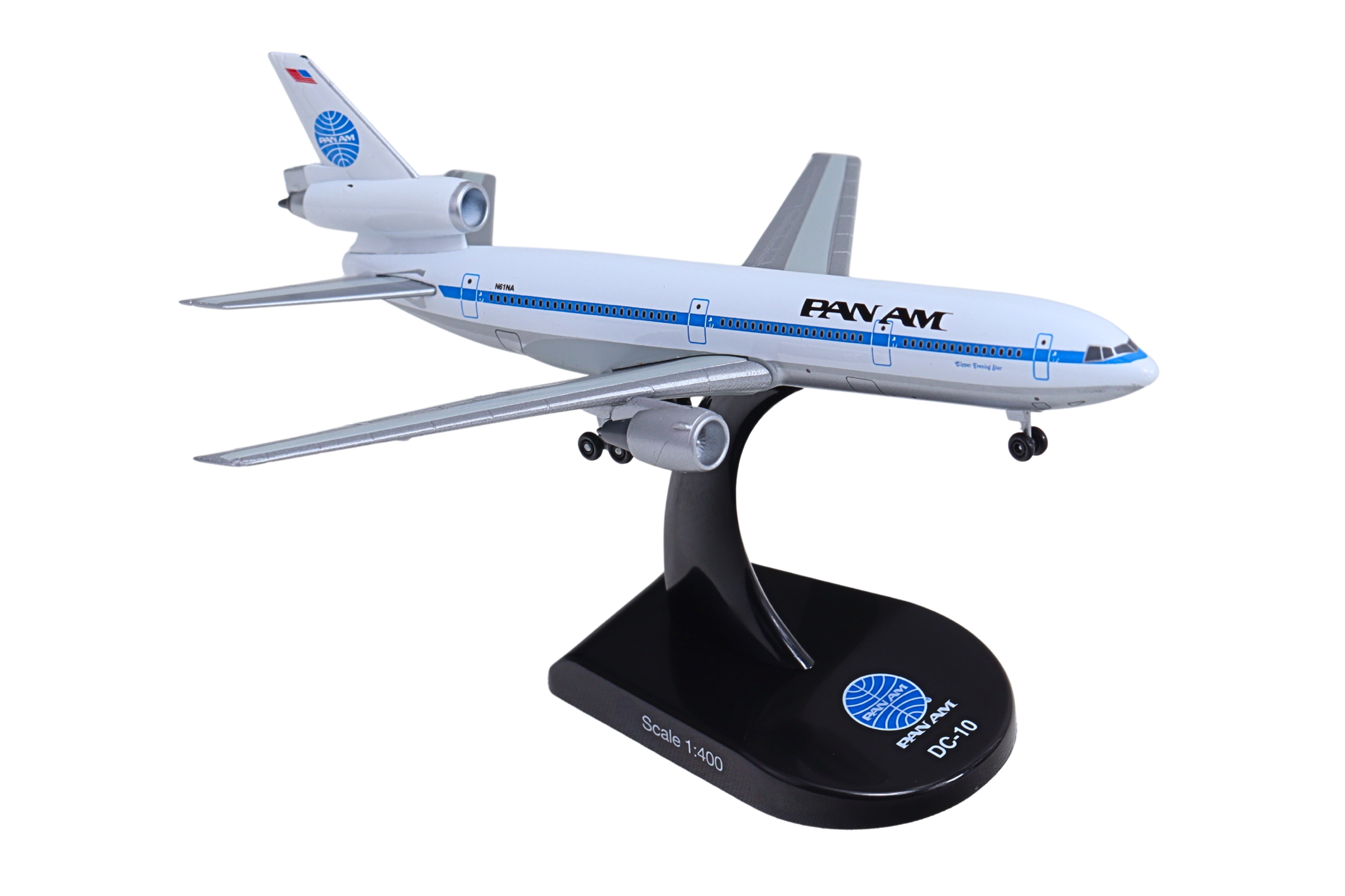 POSTAGE STAMP PAN AM DC-10 1/400
