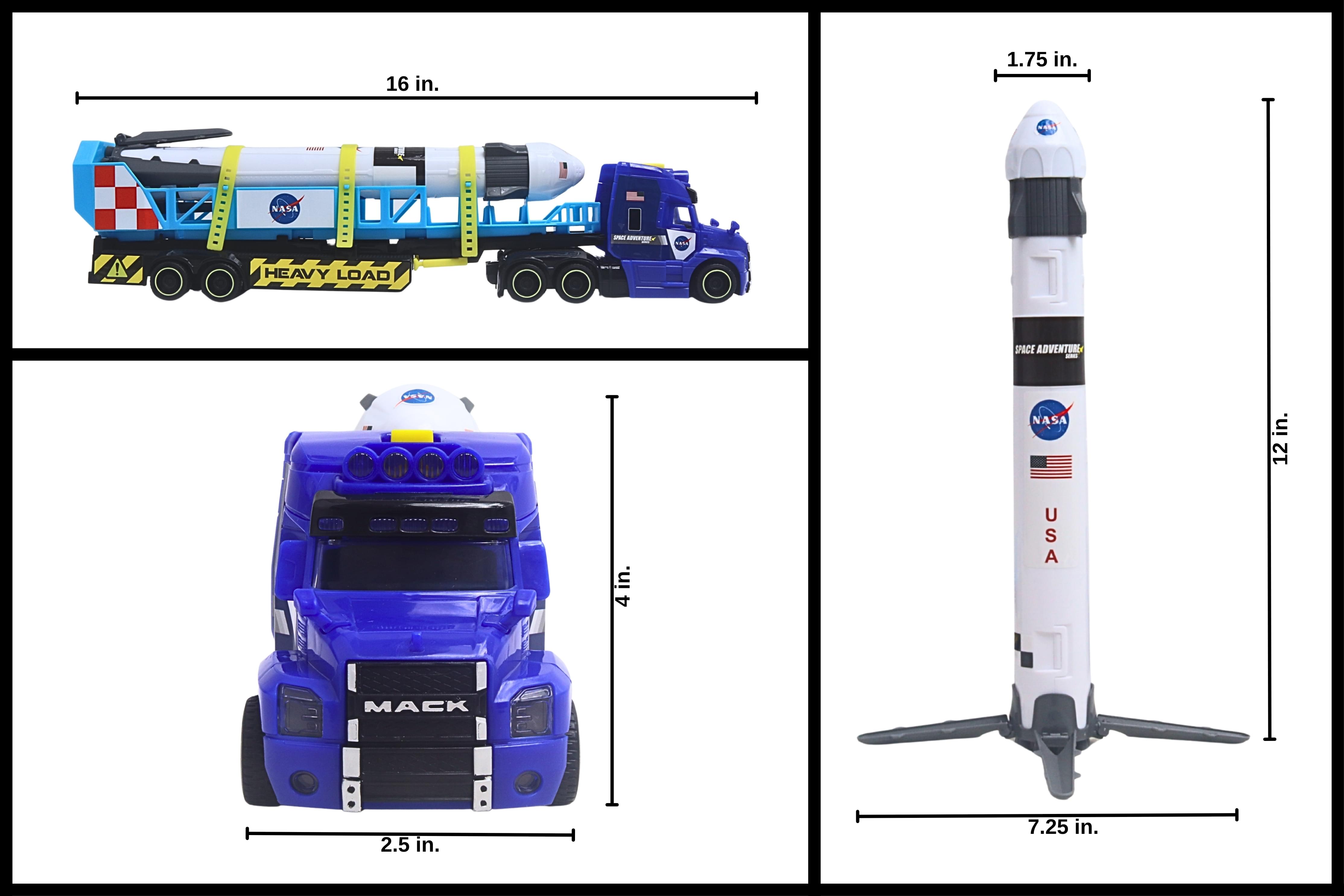 トラック ロケット SPACE ADVENTURE ROCKET TRANSPORTER W/LIGHTS & SOUND | The Airplane