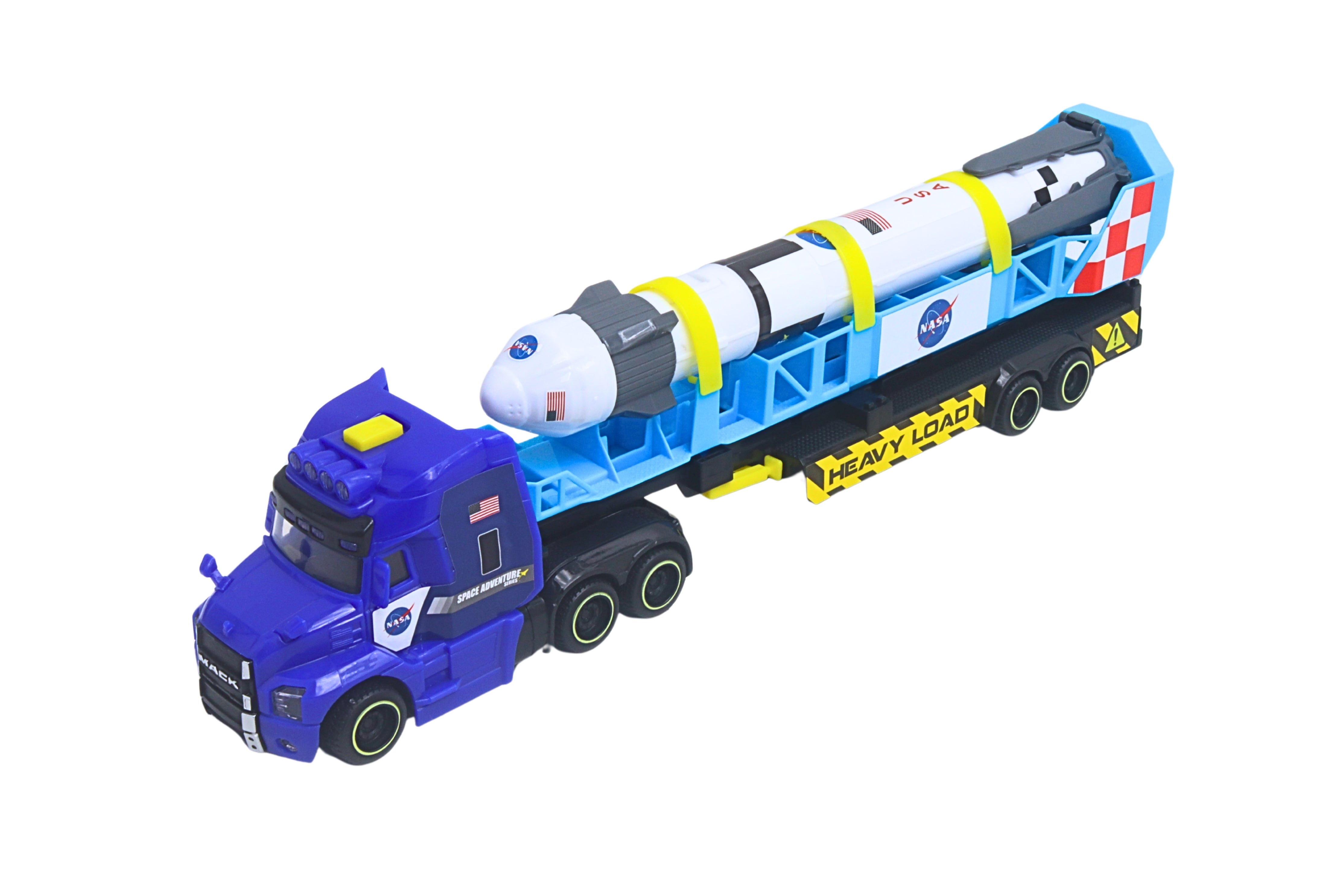 SPACE ADVENTURE ROCKET TRANSPORTER W/LIGHTS & SOUND