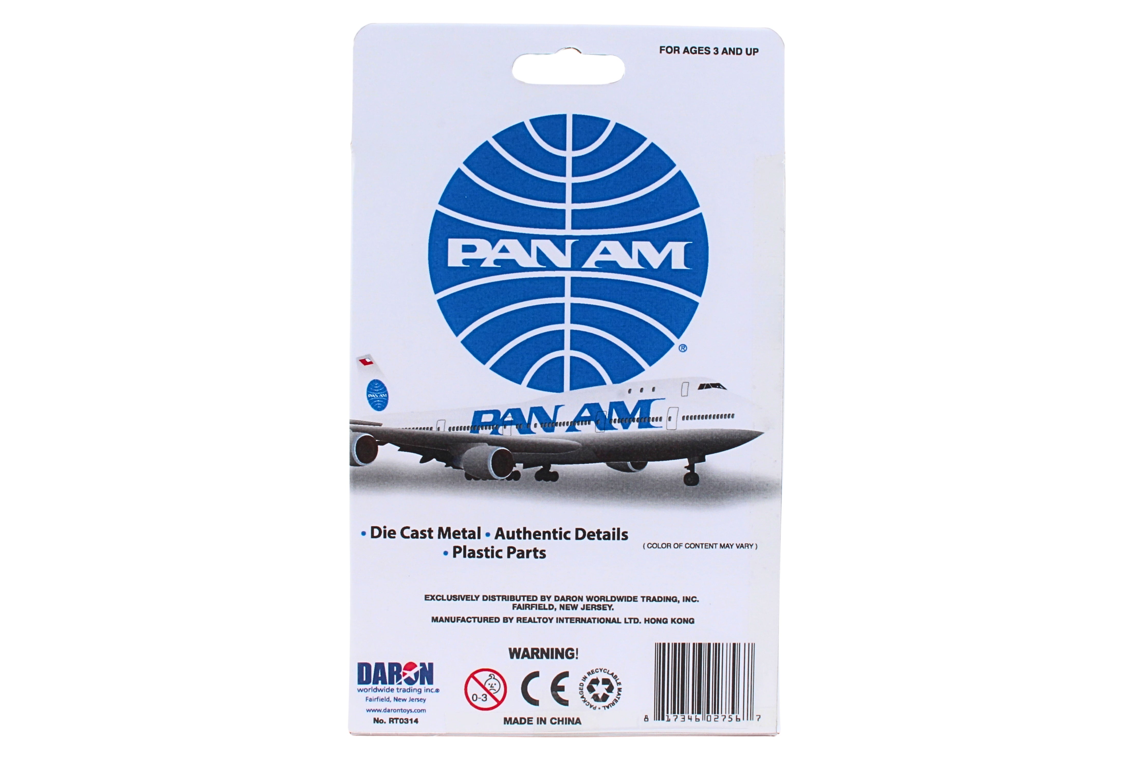 PAN AM SINGLE PLANE