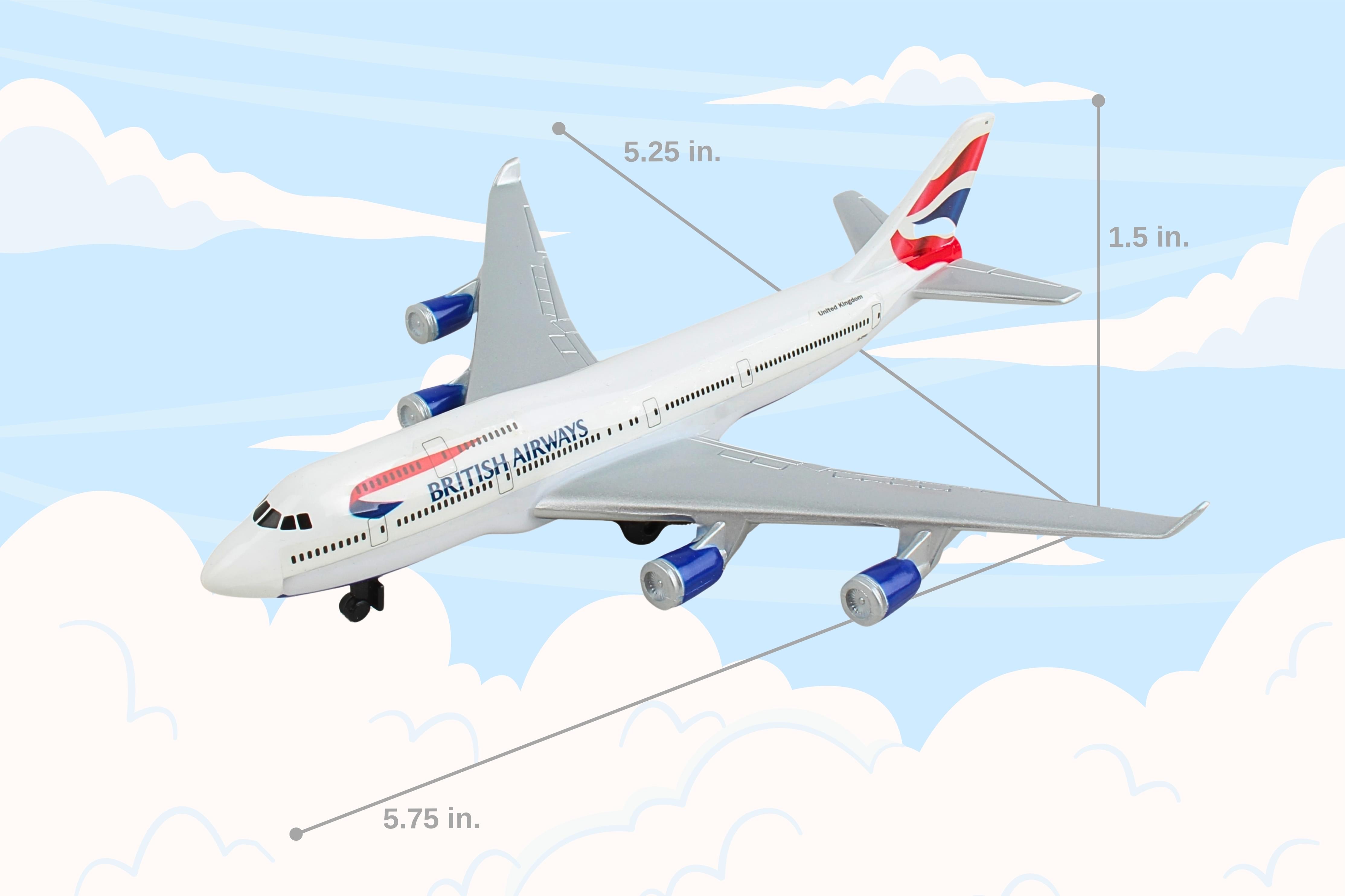 BRITISH AIRWAYS 747 SINGLE PLANE