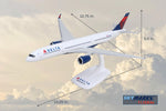SKYMARKS FLIGHT DELTA A350-900 1/200 The Airplane Shop.