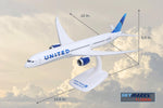 SKYMARKS FLIGHT UNITED 787-10 1/200 (**) The Airplane Shop.