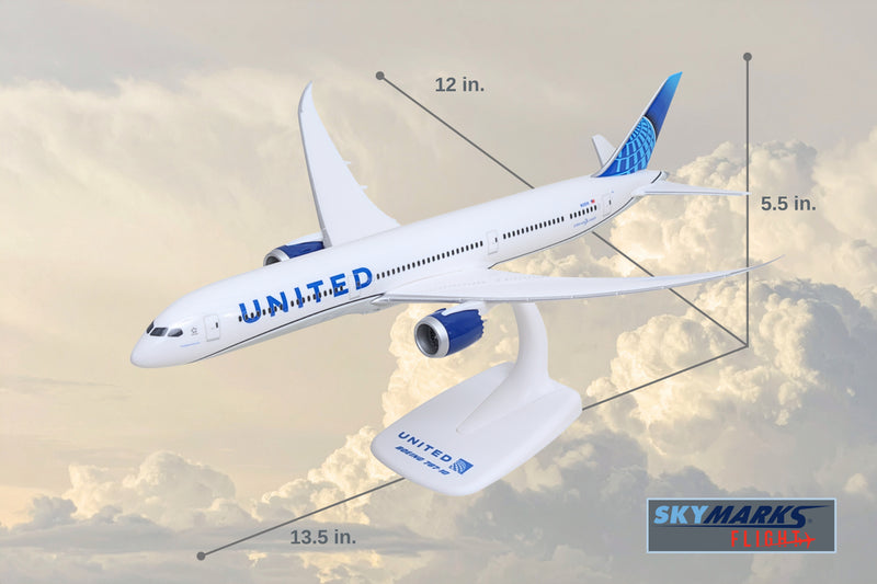 SKYMARKS FLIGHT UNITED 787-10 1/200 (**) The Airplane Shop.